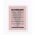børne plakater, pige plakat, romantiske plakater, børne billeder, mit dejlige hjem, regnbue plakat, regler hos , regler hos bedstefar og bedstemor rosa, A4 plakat
