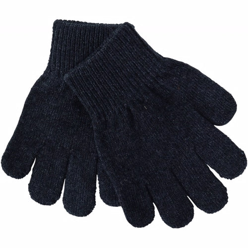 Fingervanter, vanter, uldvanter, pigevanter, drengevanter, børnehavevanter, fingrevanter, lammeuld. Magic Gloves, knit, black