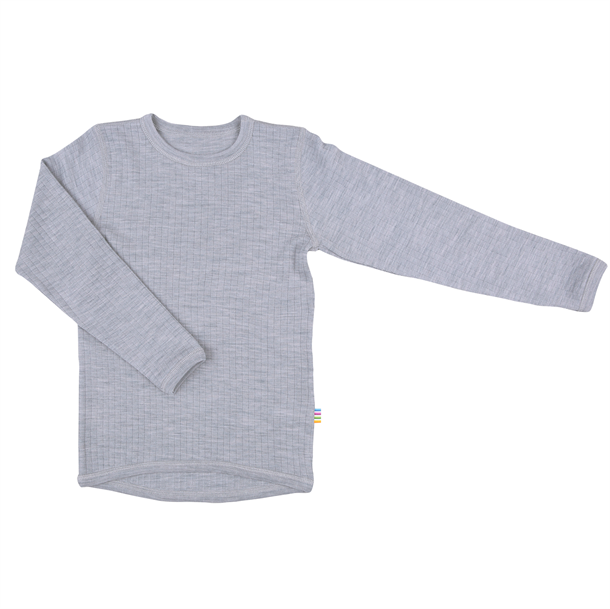 Joha, Merino Uld, undertrøje, Sesam, uldtøj, uldbody, uld bluse, Joha Langærmet Bluse rib(uld) -  Navy blue, Joha Langærmet Bluse rib(uld) -  light grey