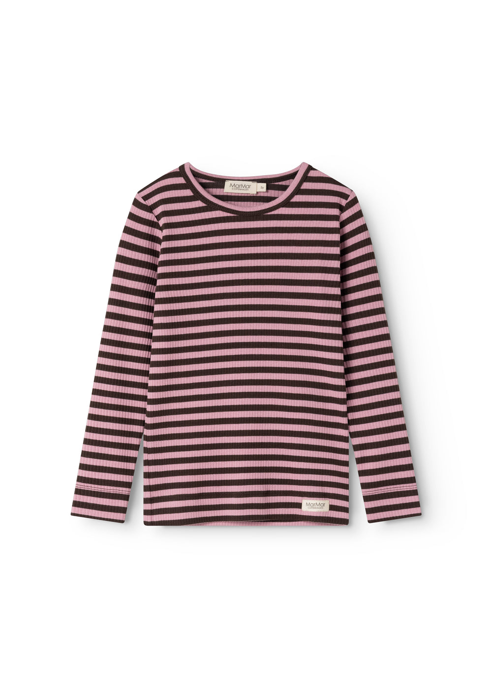 MarMar - Plain Tee LS, T-shirt - Heather Stripe
