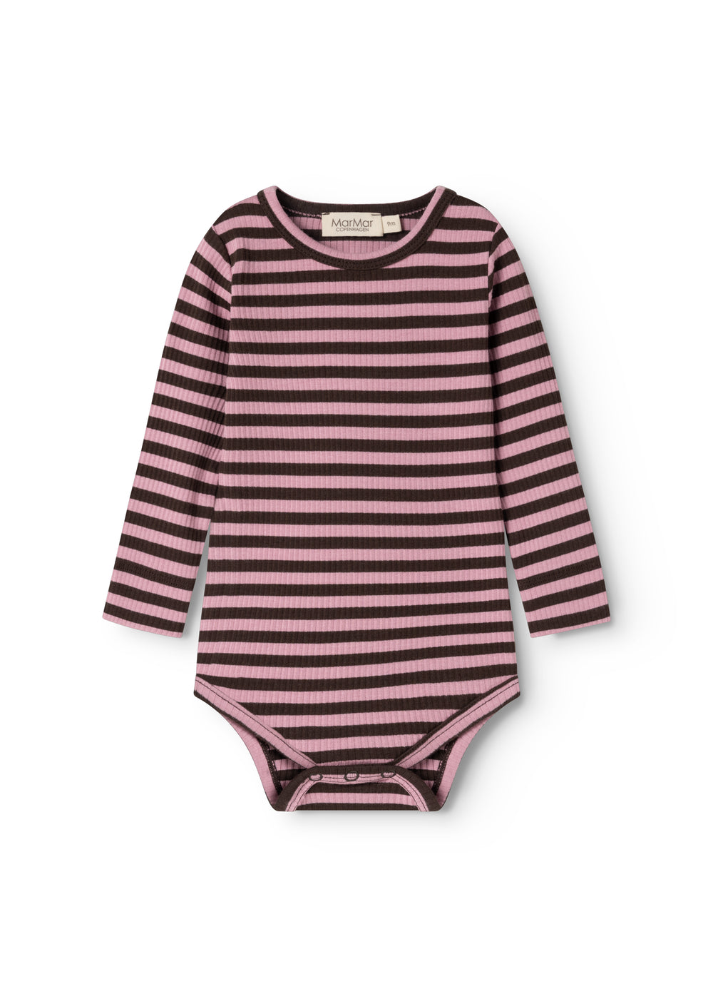 MarMar - Plain Tee LS, T-shirt - Heather Stripe