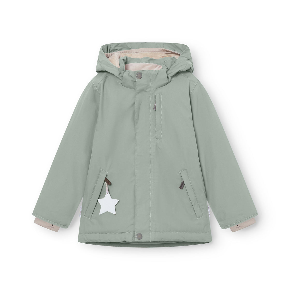 Mini a ture - MATADYANKO fleeceforet vinterjakke. GRS - Slate gray