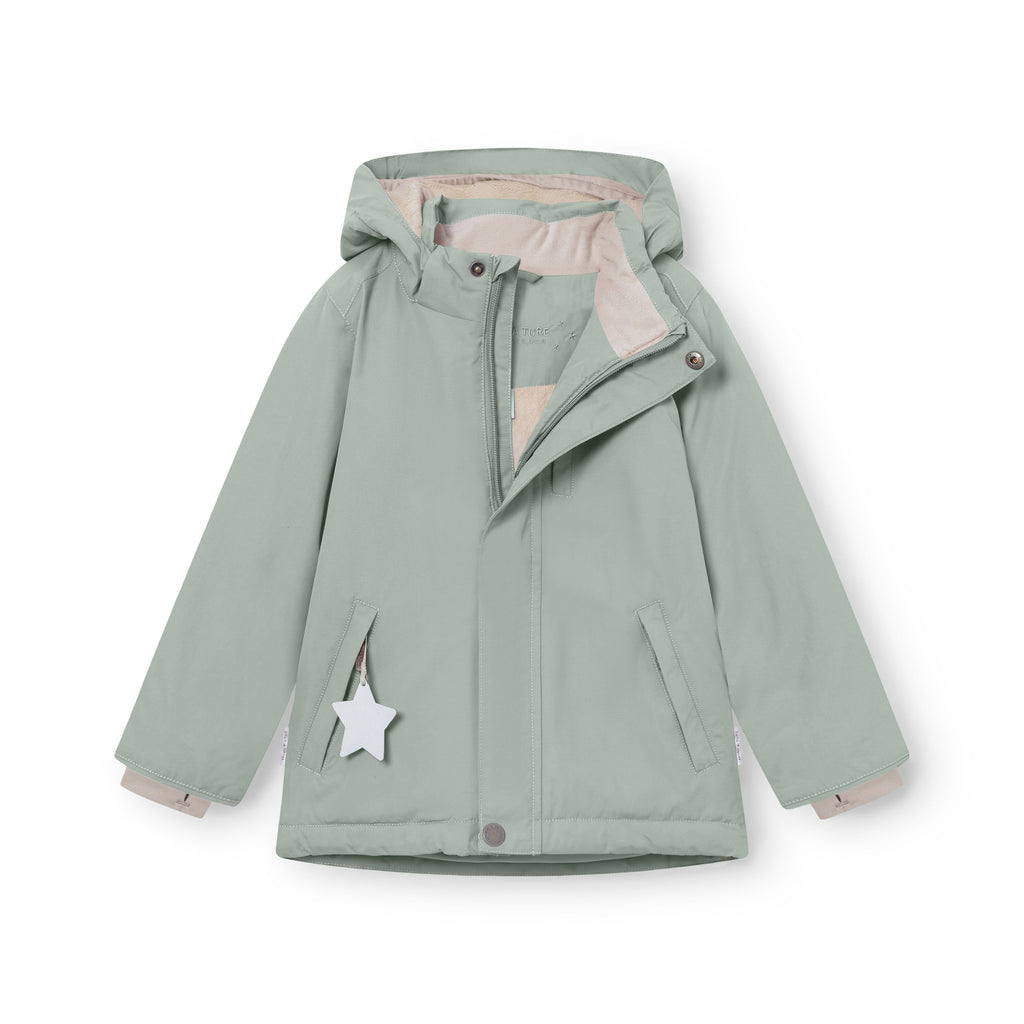 Mini a ture - MATADYANKO fleeceforet vinterjakke. GRS - Slate gray