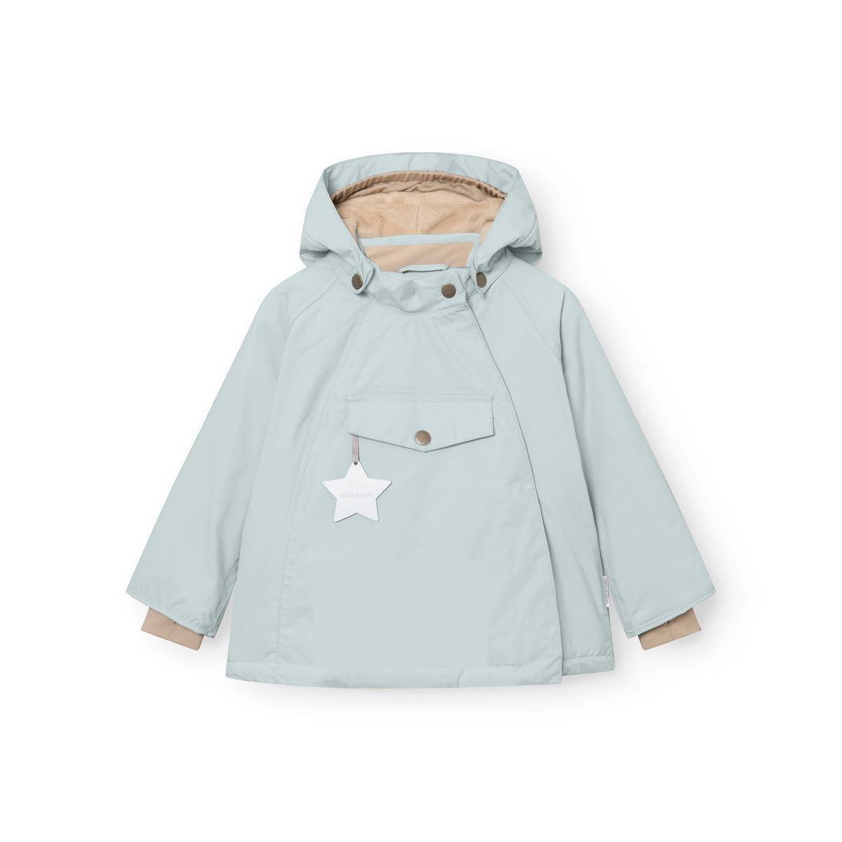 Mini a ture - MATWANG fleece lined winter jacket. GRS - Baby blue