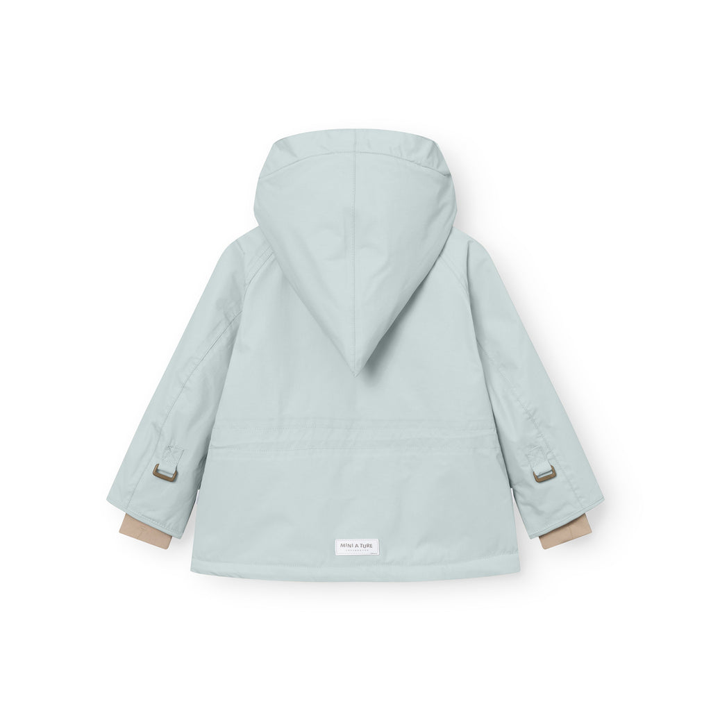 Mini a ture - MATWANG fleece lined winter jacket. GRS - Baby blue