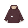 Mini a ture - MATWANG fleece lined winter jacket. GRS - Fudge aubergine