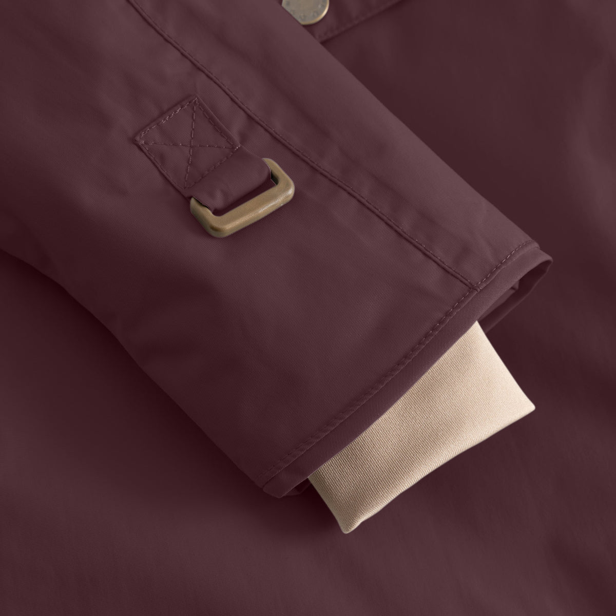 Mini a ture - MATWANG fleece lined winter jacket. GRS - Fudge aubergine