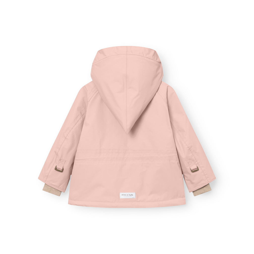 Mini a ture - MATWANG fleece lined winter jacket. GRS - Adobe rose
