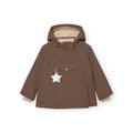 Mini a ture - MATWANG fleece lined winter jacket. GRS - Chestnut brown