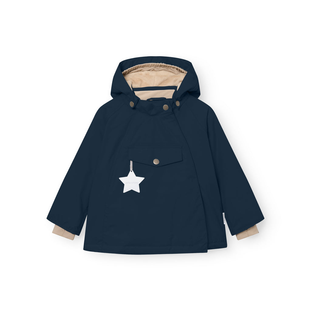 Mini a ture - MATWANG fleece lined winter jacket. GRS - Outer space