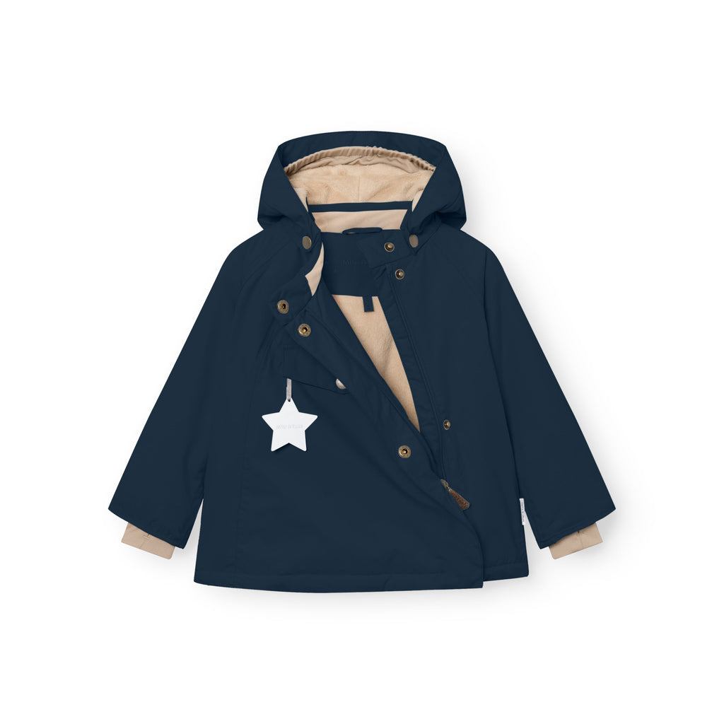 Mini a ture - MATWANG fleece lined winter jacket. GRS - Outer space
