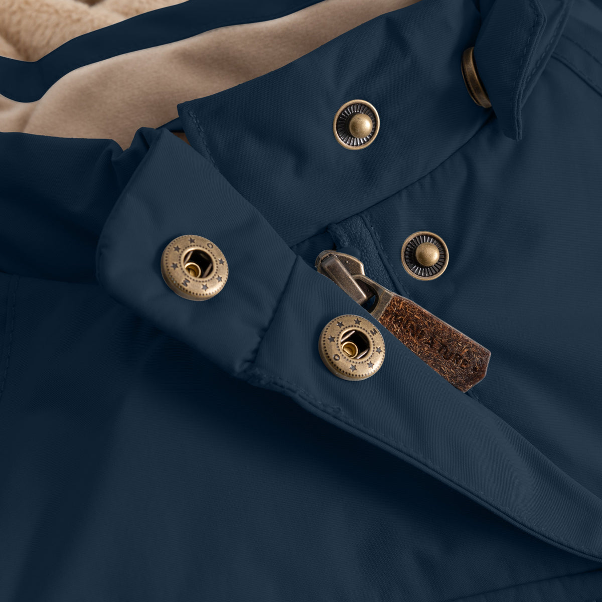 Mini a ture - MATWANG fleece lined winter jacket. GRS - Outer space