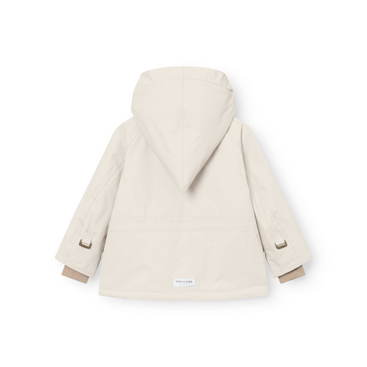 Mini a ture - MATWANG fleece lined winter jacket. GRS - Angora cream