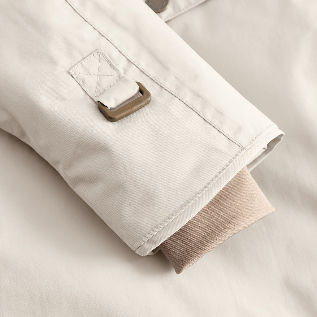 Mini a ture - MATWANG fleece lined winter jacket. GRS - Angora cream