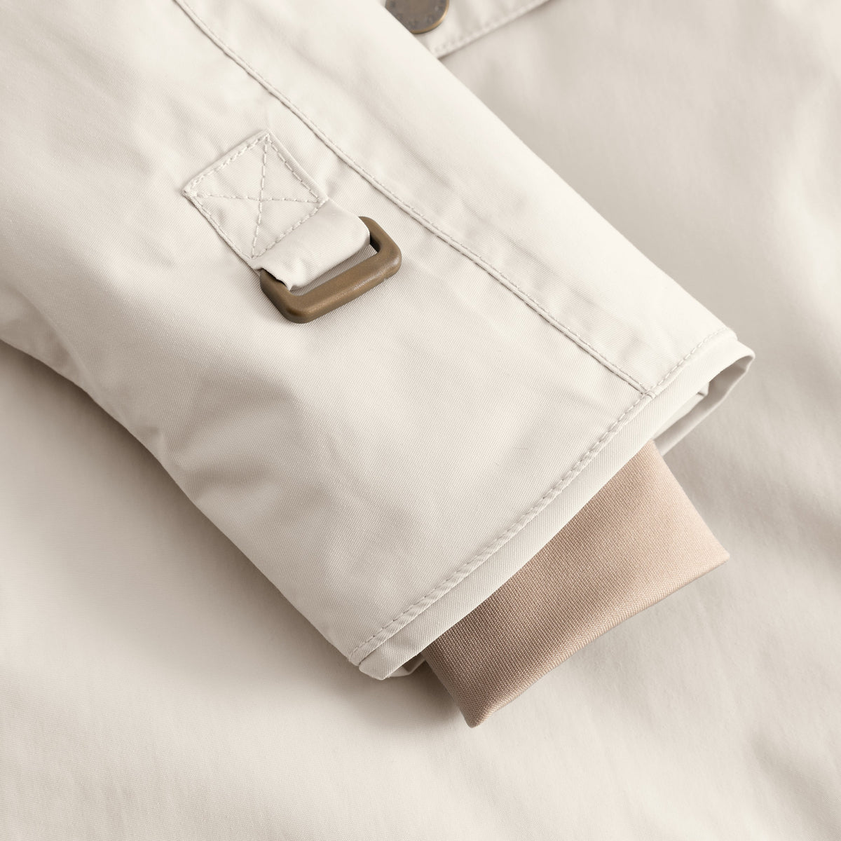 Mini a ture - MATWANG fleece lined winter jacket. GRS - Angora cream
