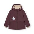 Mini a ture - MATALGEANA fleece lined winter jacket. GRS - Fudge aubergine