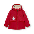 Mini a ture - MATALGEANA fleece lined winter jacket. GRS - Chili pepper