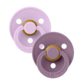 Bibs Sutter Colour 2Pack Anatomical Latex - Violet Sky/ Mauve