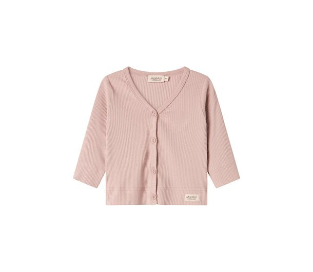 marmar, modal, marmarbody, body, rib, rip, rip body, basic body, bodystocking,MarMar - Cardigan - Faded Rose