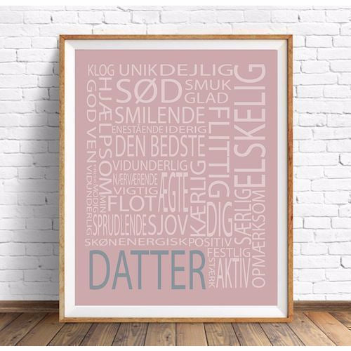 børne plakater, pige plakat, romantiske plakater, børne billeder