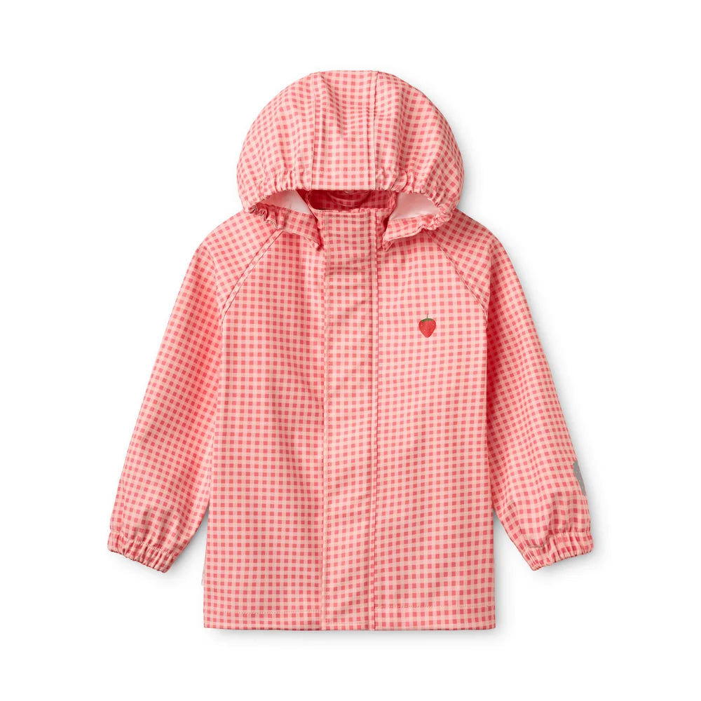 Floess - Dew Rainwear Set - Pink Rose Gingham