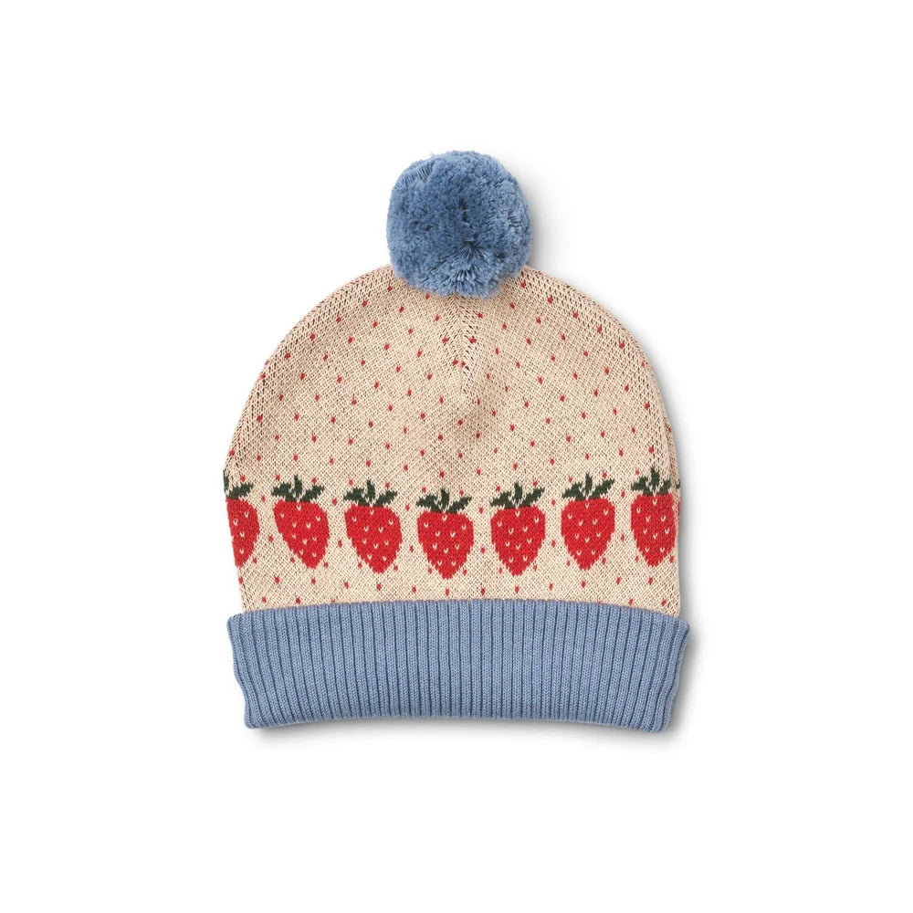Floess -Louise Beanie - Warm Cotton Berry