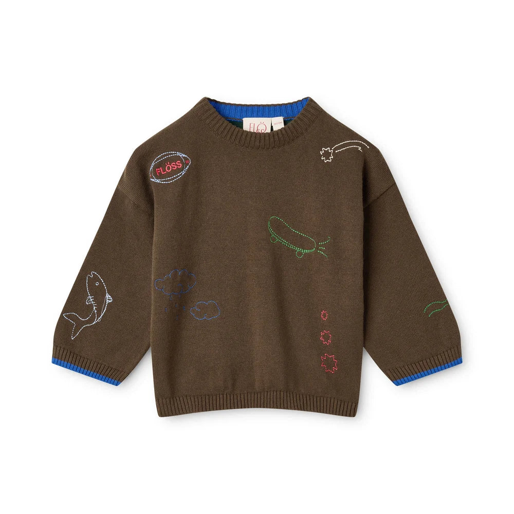 Floess - Gustav Sweater - Mosswood