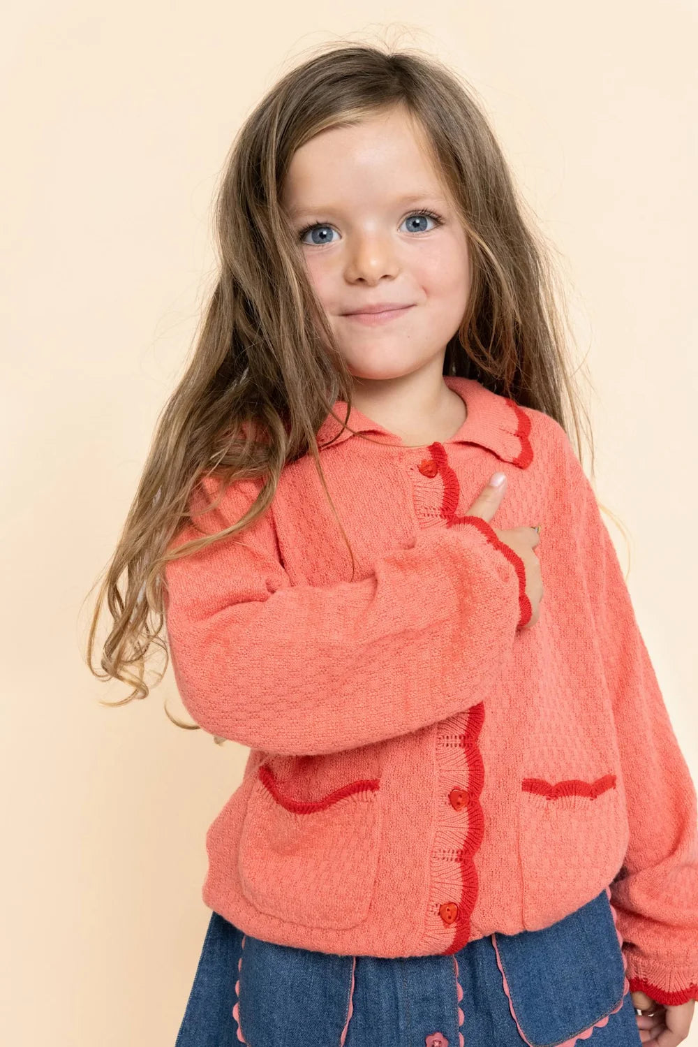 Floess -Bloom Cardigan - Blossom Pink