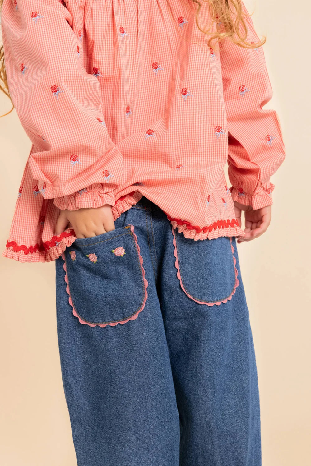 Floess - Monique Jeans - Mid Blue
