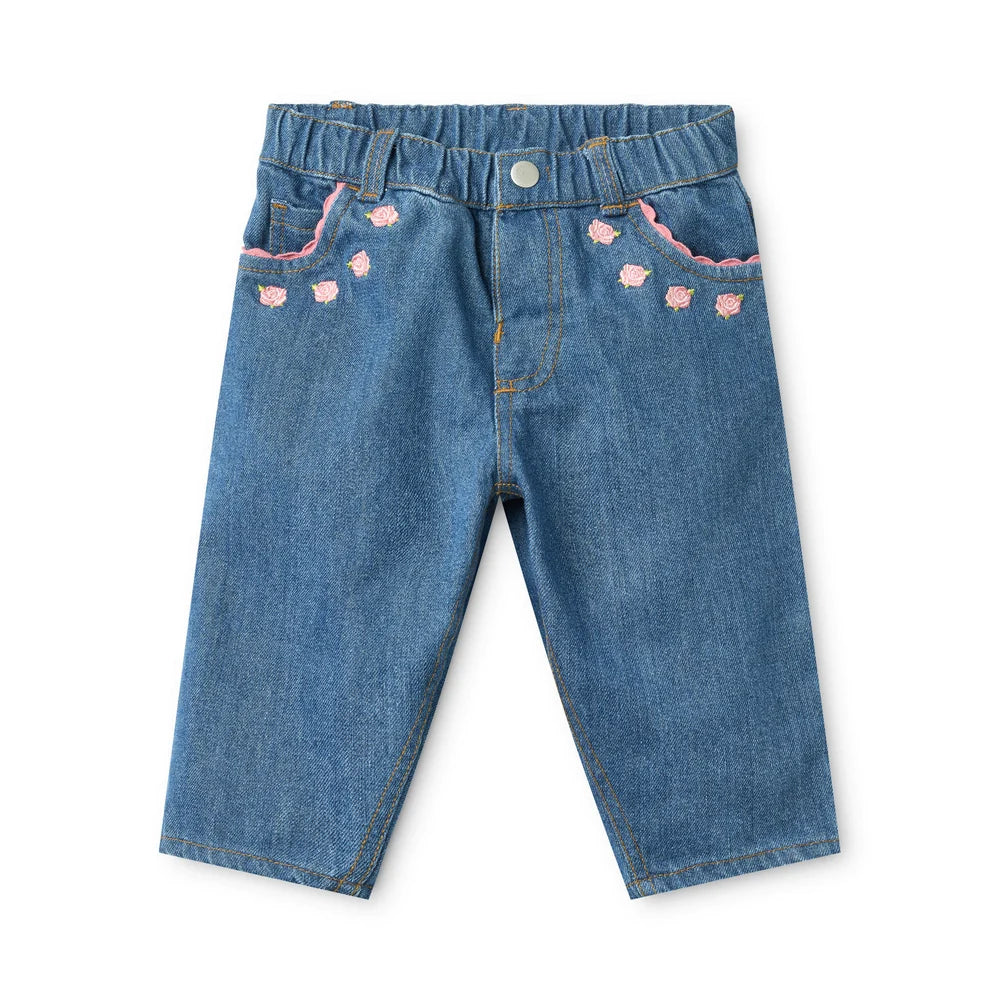 Floess - Monique Jeans - Mid Blue