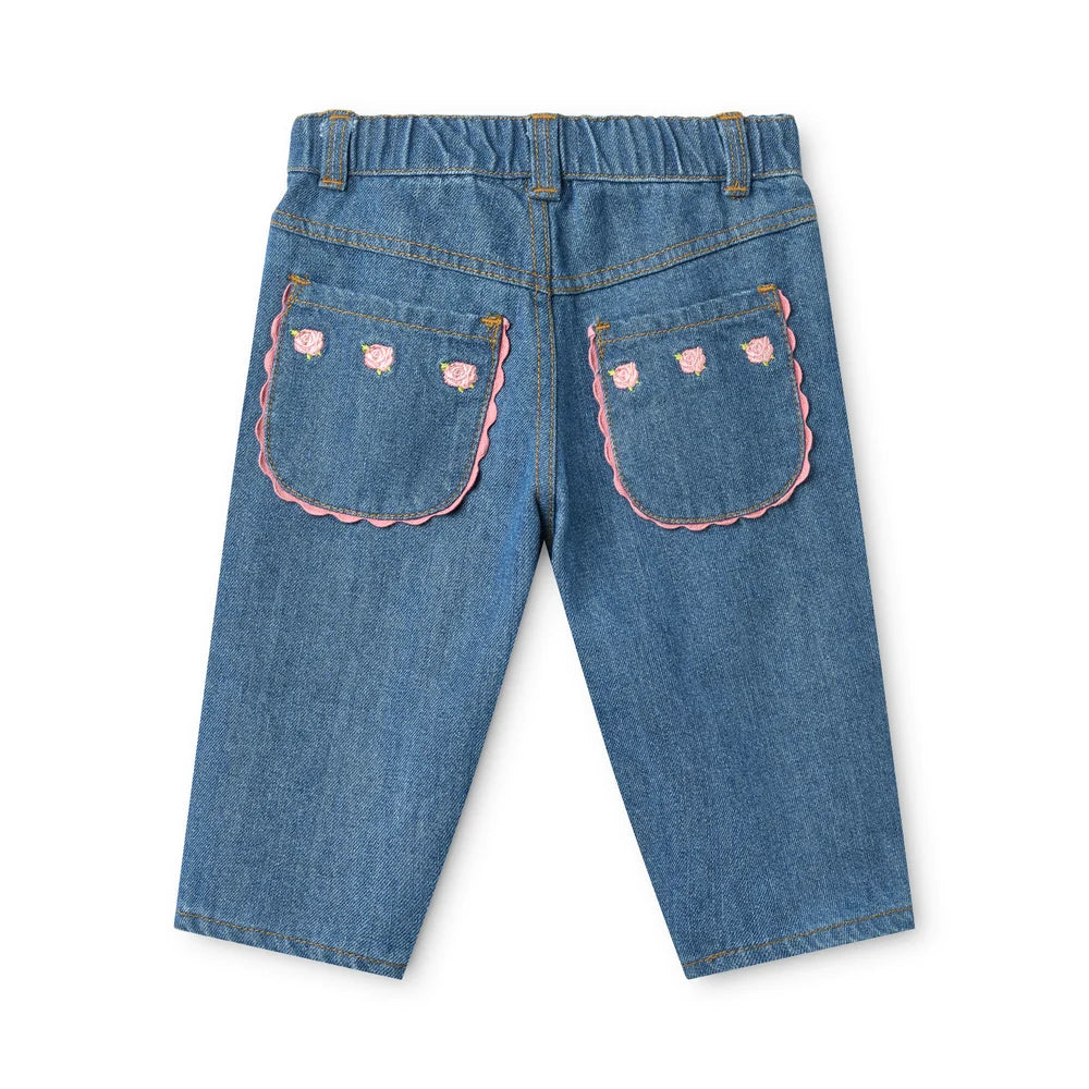 Floess - Monique Jeans - Mid Blue