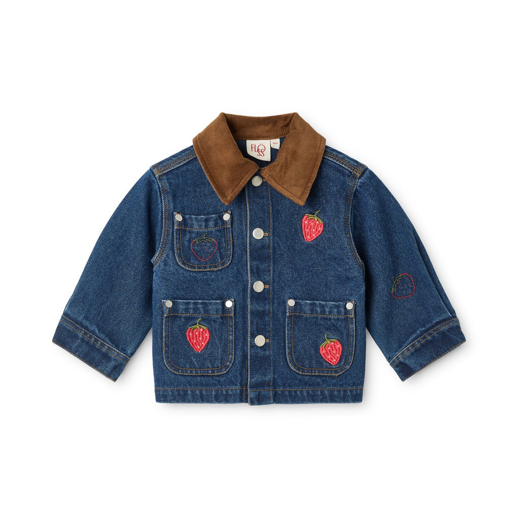 Floess - Sage Jacket - Mid Blue