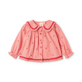 Floess - Sonja Blouse - Pink Rose Gingham