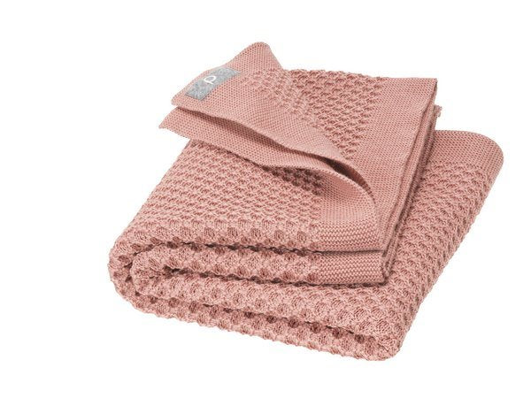 Disana, uldtæppe, baby uldtæppe, uld babytæppe natural, merino uld,Rosé,Honeycomb