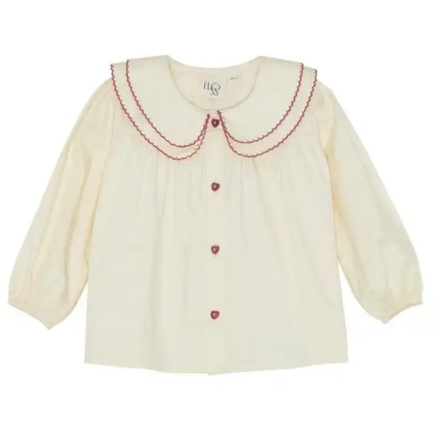 Floess - Darling Blouse - Soft white