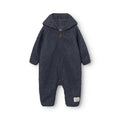 Mini A Ture - MATADEL teddyfleece jumpsuit. GRS - Ombre blue