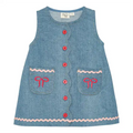 Floess - Hazel Dress - Mid Blue Rinse