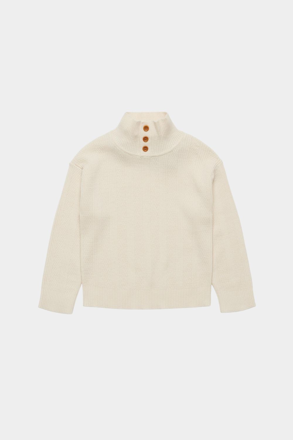 Fub - Buttom Up Sweater - ecru