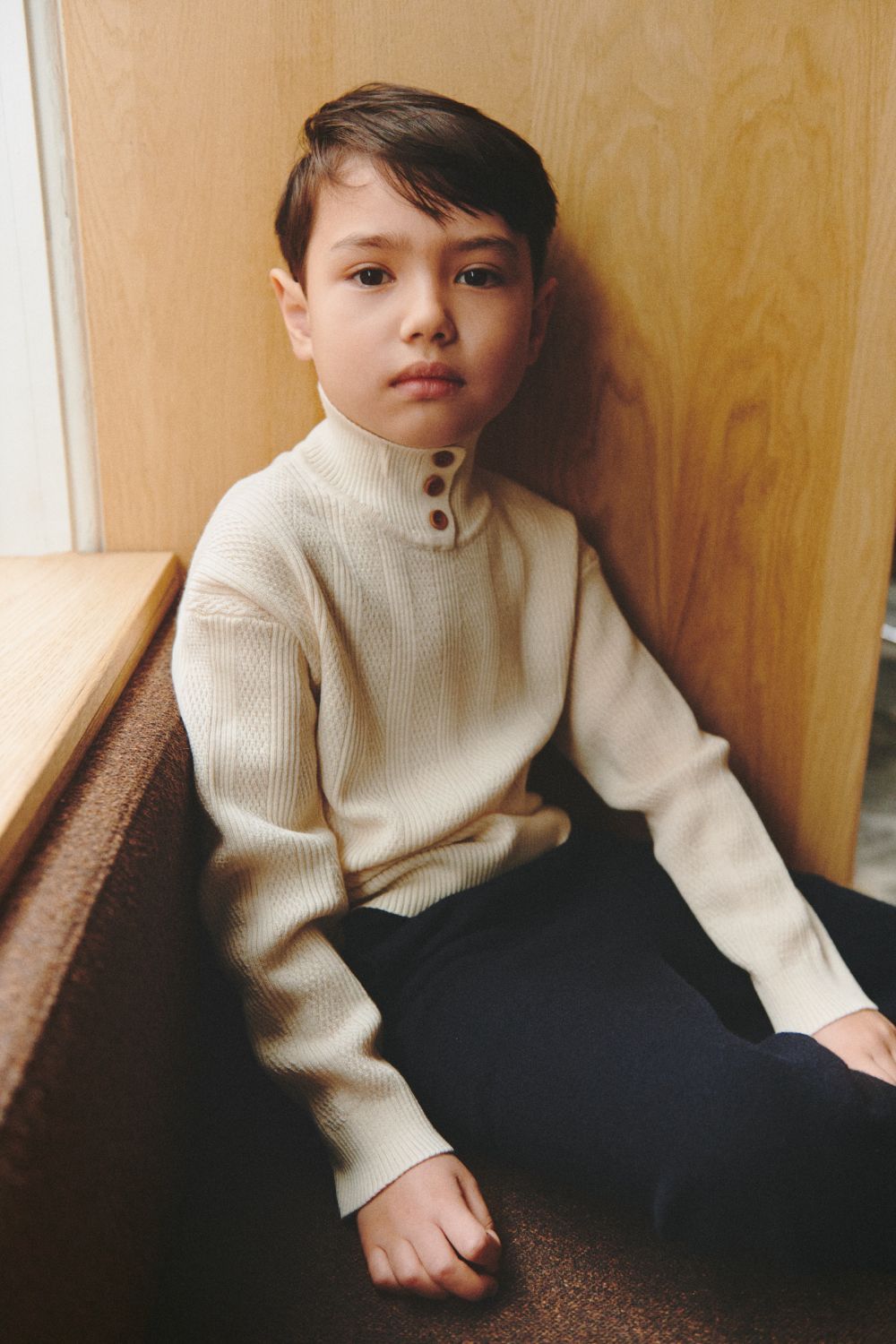 Fub - Buttom Up Sweater - ecru