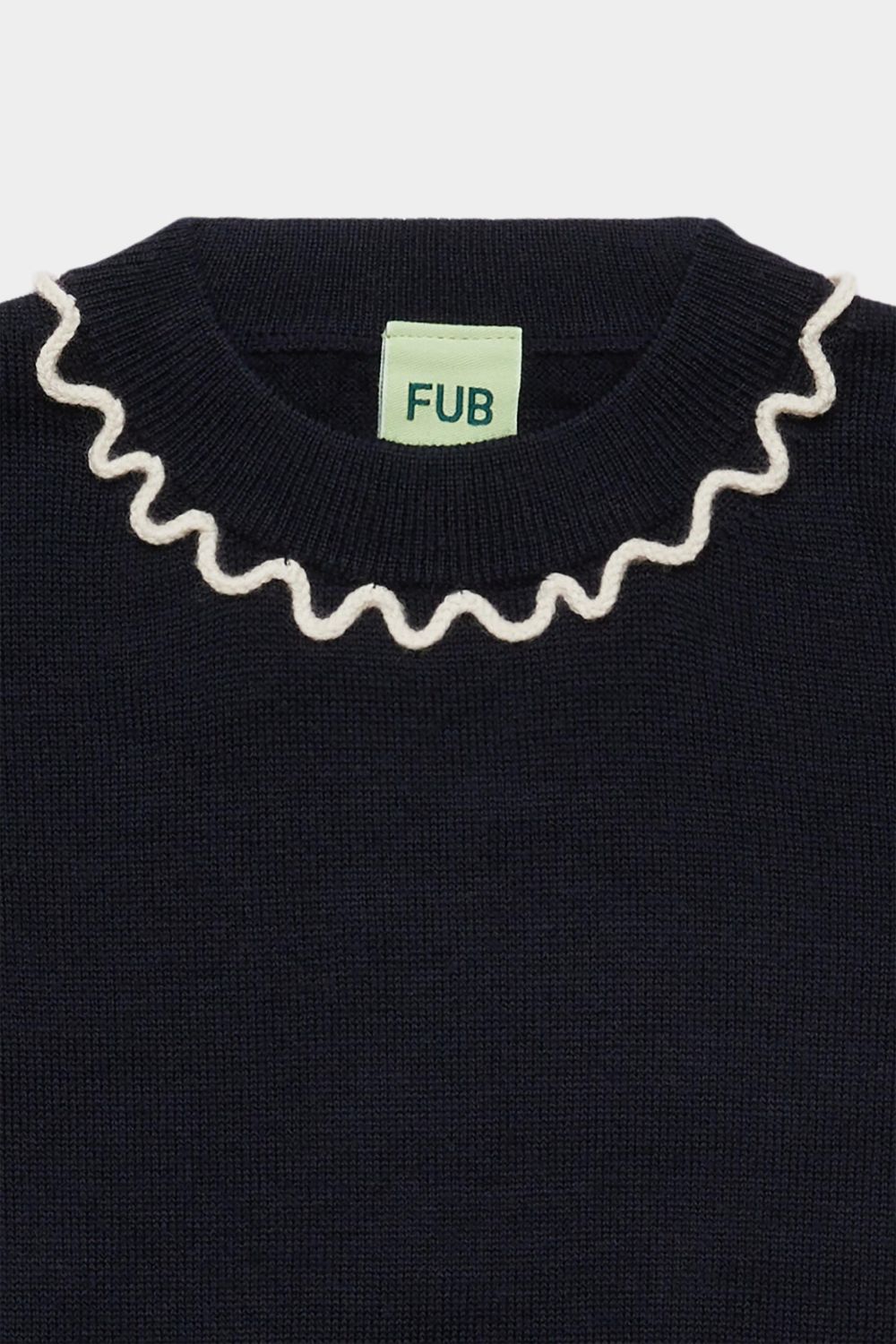 Fub - Frill Jumper - dark navy