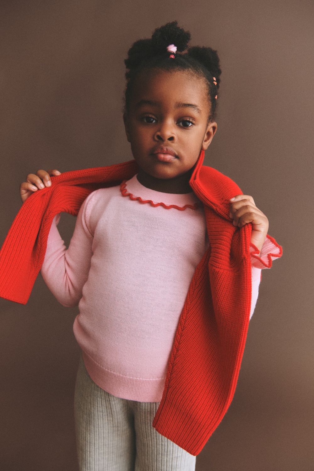 Fub - Frill Jumper - rose quartz