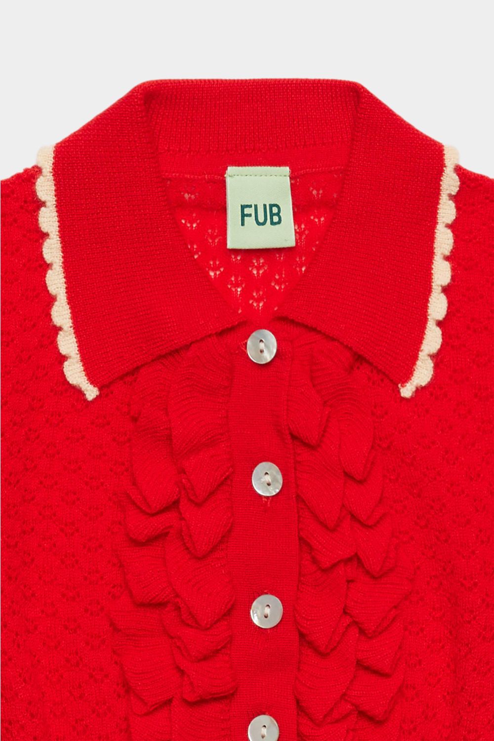 Fub - Frill Polo - classic red
