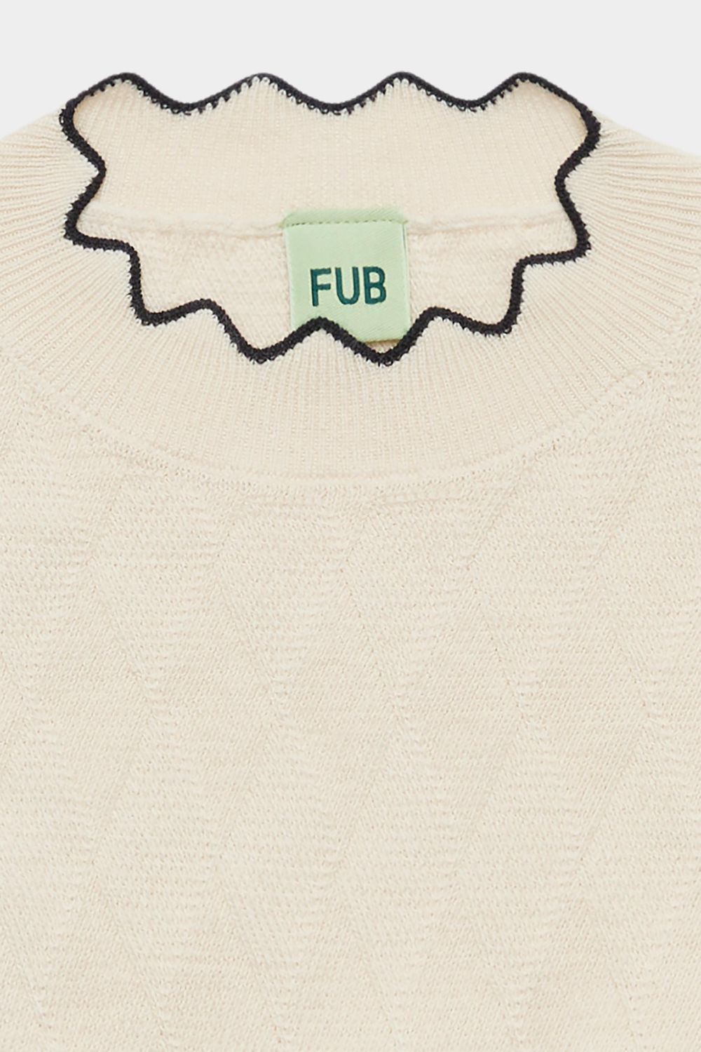 Fub - Harlekin Crew - ecru