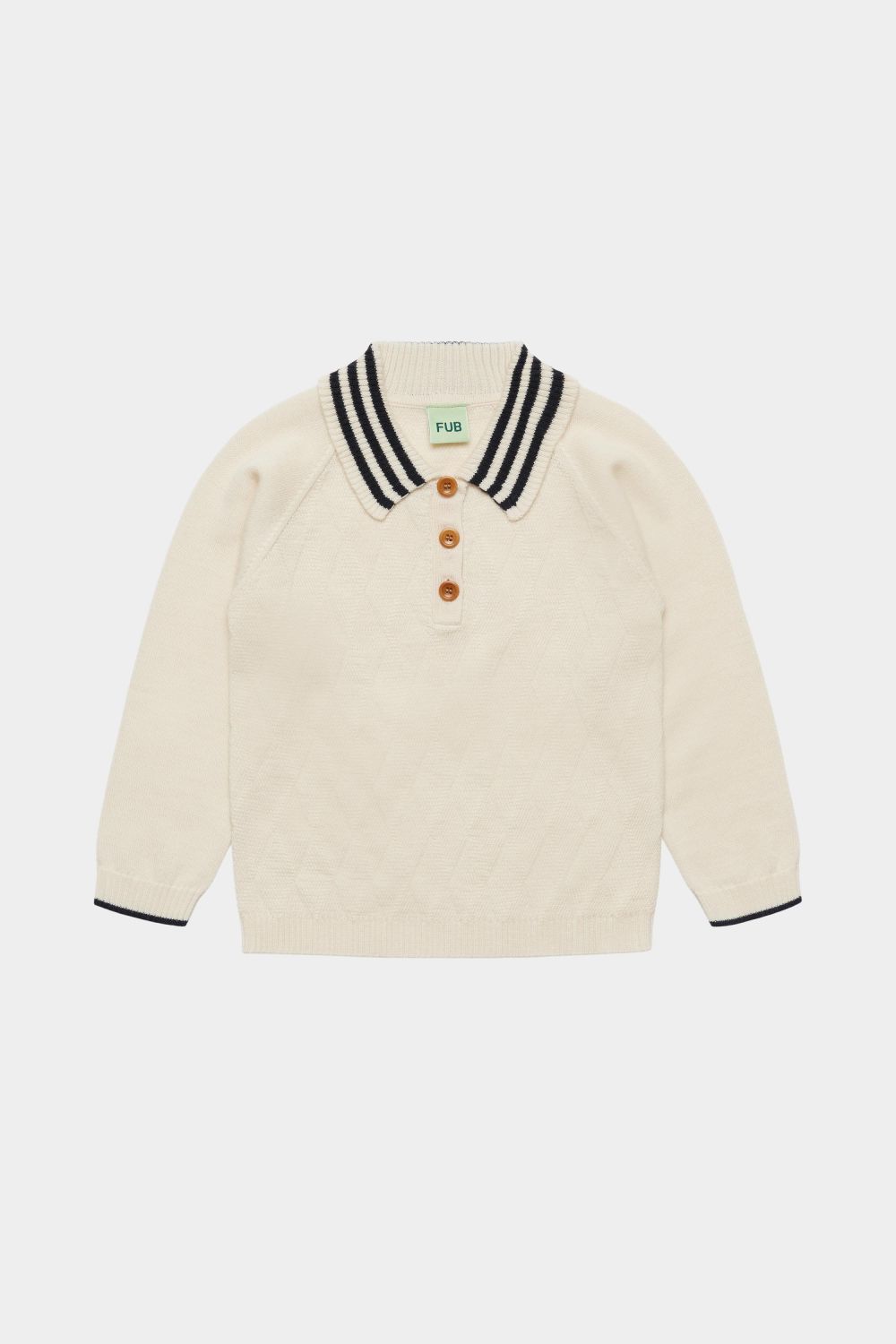 Fub - Harlekin Polo - ecru