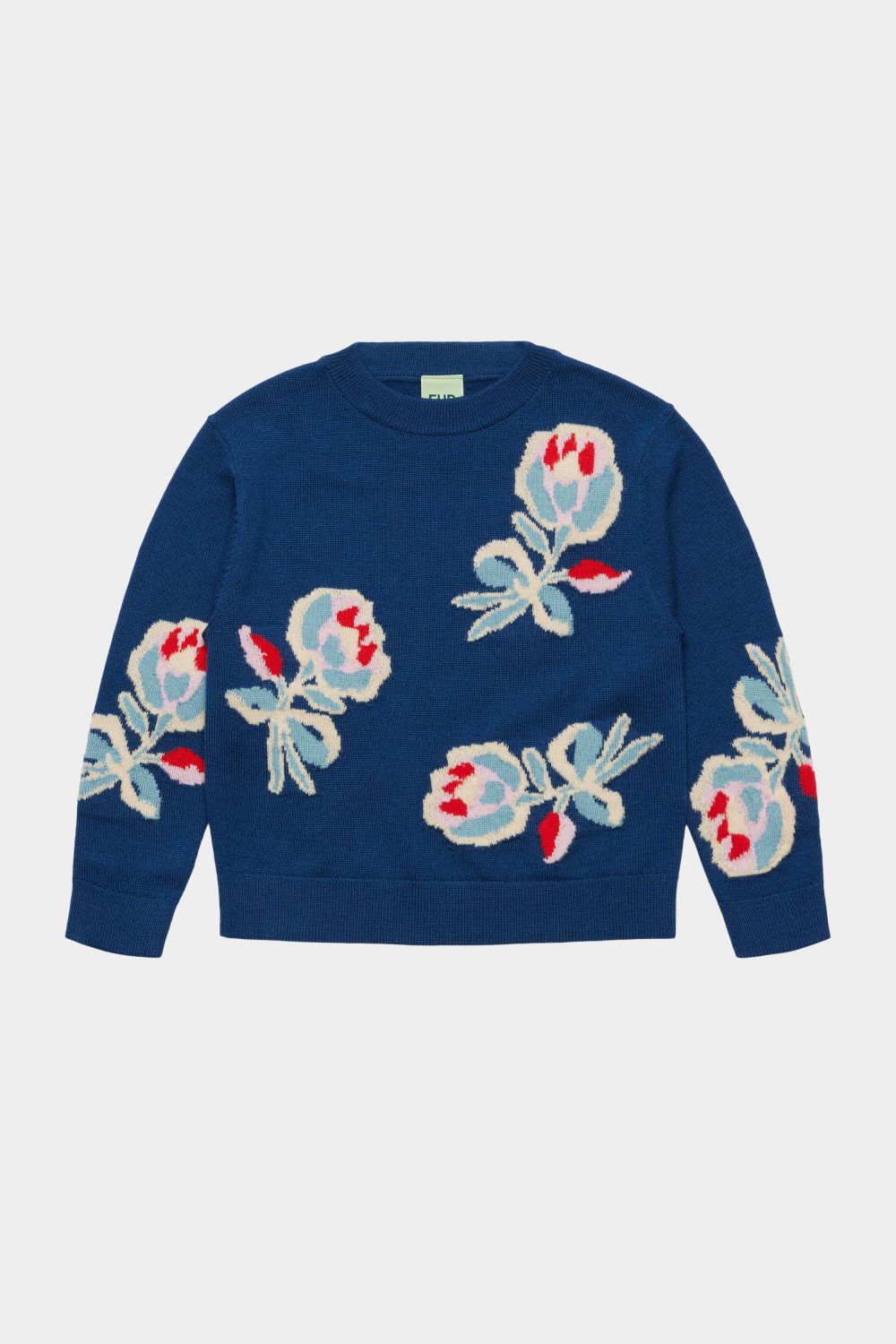 Fub - Jaquard Crew - deep indigo