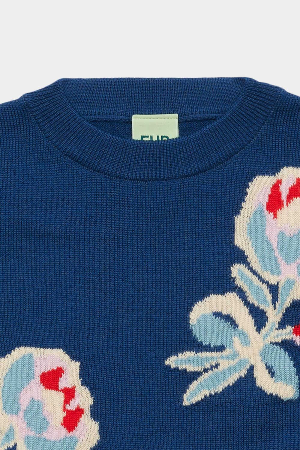 Fub - Jaquard Crew - deep indigo