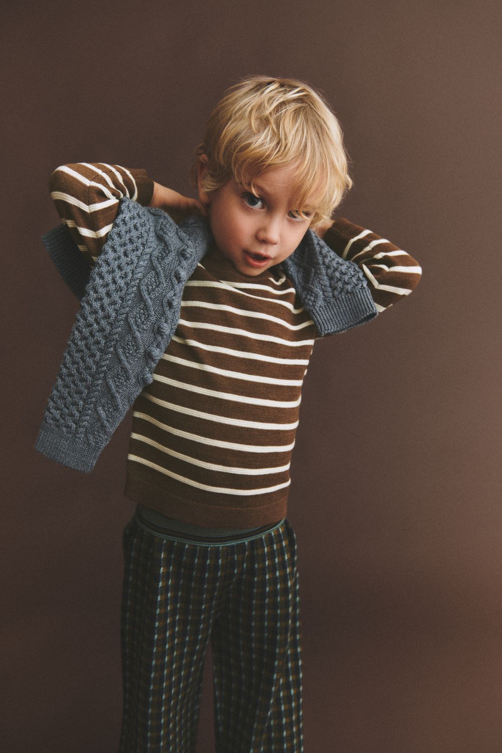 Fub - Raglan Crew - hazel melange
