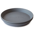Mushie service rund tallerken, Mushie service rund tallerken  2 pak - Smoke