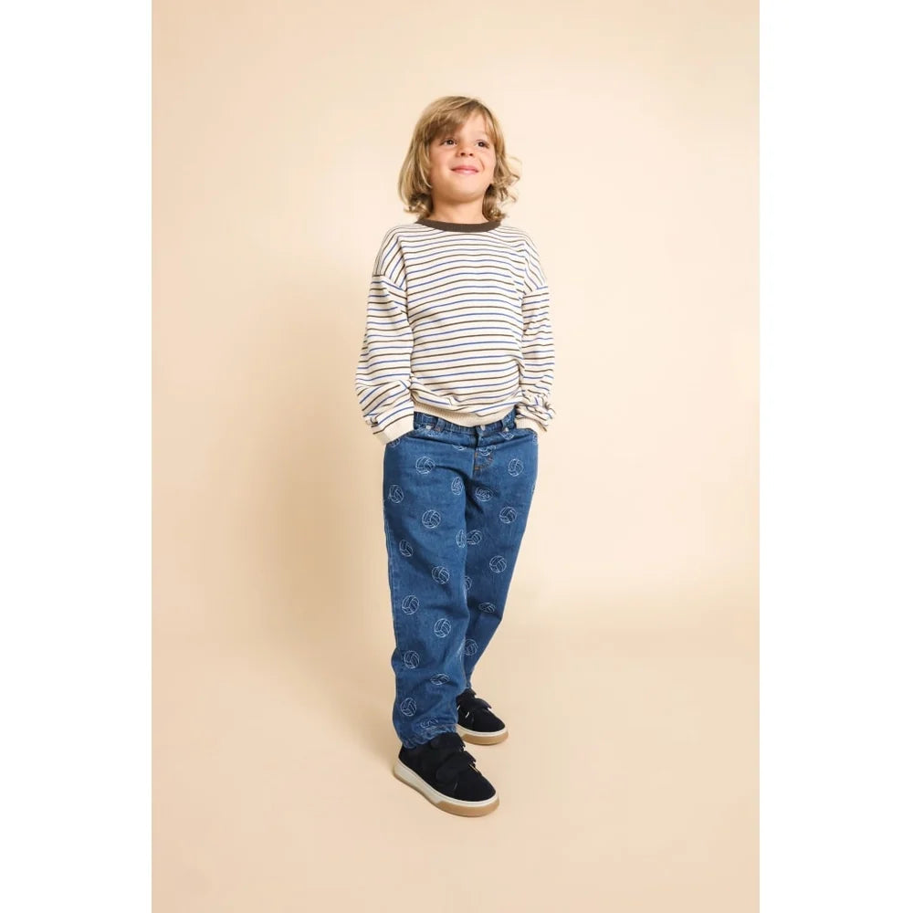 Floess - Carl Jeans - Dark Blue Football