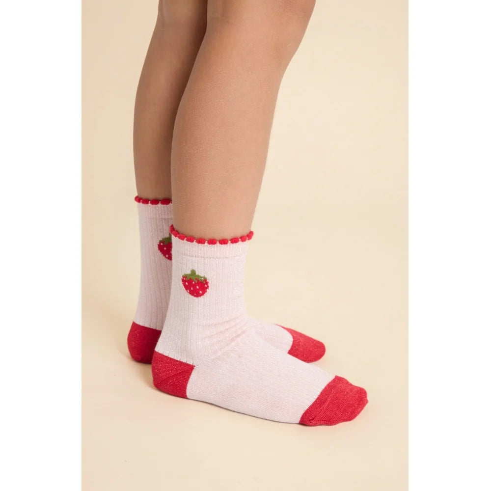 Floess - Vibe Socks 2-pack - Glitter Berry 2-pack